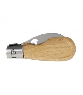 Couteau à champignon pliant en bois de CHÊNE avec marquage 1 coul inclus
